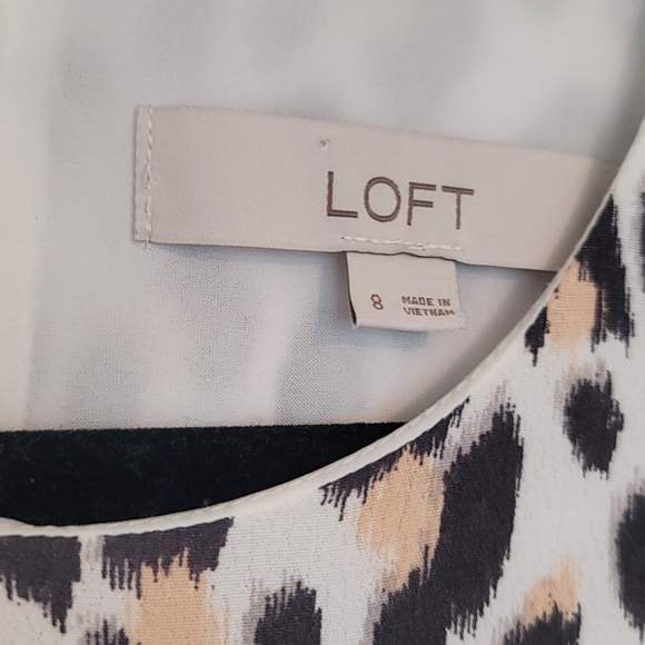 Loft Ruffle Flutter Sleeve Midi Dress - Picture 2 of 5